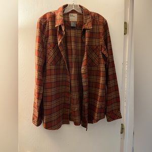 Plaid Long Sleeve Top